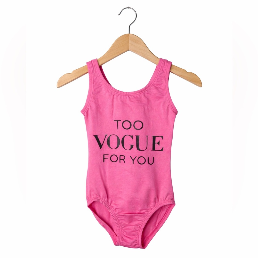 Too Vogue For You Leotard. Excellent Condition. Size 2/4. Small Shop Made